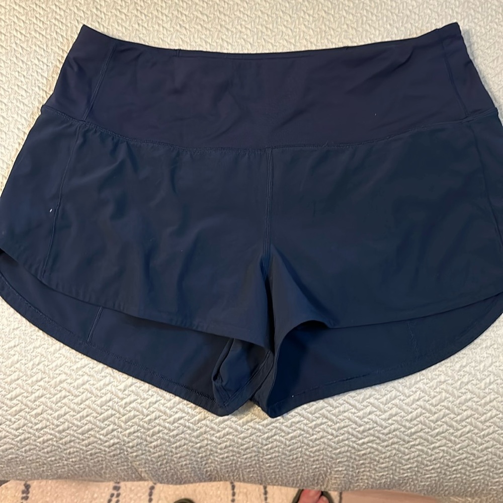 LULU-LEMON HIGH RISE SPEED UP SHORTS 2.5 inch